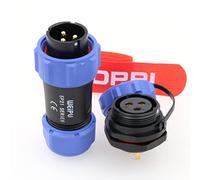 DRRI Weipu SP21 3 Pin posteriore supporto IP67 IP68 impermeabile rapido collegare il connettore del cavo di alimentazione