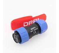 DRRI Weipu SP2110/S2 - Connettore circolare per aviazione femmina, impermeabile, a 2 pin, 12 V, 30 A, per ingresso BLUETTI