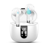 Drsaec Cuffie Bluetooth, 2025 Auricolari Bluetooth 5.3 Cuffie Wireless in-ear con 4 ENC Mic, Cuffiette Sport Earbud IP7 Impermeabile HiFi Stereo LED Display USB-C