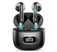 Drsaec Cuffie Bluetooth, Auricolari Bluetooth 5.3 Cuffie Wireless in-ear con Mic, Cuffie Senza Fili ENC Cancellazione Rumore, Mini Cuffiette IP7 Impermeabile HiFi Stereo/LED/USB-C