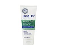 DrSALTS+ Muscle Ease Shower Gel - Sali di Epsom lenitivi per alleviare strappi, dolore e rigidità con oli essenziali di eucalipto e zenzero, vegano e cruelty-free, 200 ml