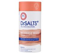 DrSALTS+ Recharge Therapy - Sali da bagno di Epsom tonificanti, per ringiovanire corpo e mente con estratto di pompelmo rosa, 750 g