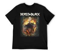DRseUY Beast in Black from Hell with Love Men's T-Shirt Band