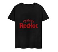 DRseUY Frank's Red Hot Sauce Vintage Black Tshirt