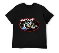 DRseUY John Carpenter They Live T-Shirt Cool T Shirt Colour32 L