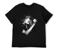 DRseUY Pp Skirt Mens Tee Stevie Rumours Nicks T Shirt Black