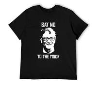 DRseUY Say No to The Prick Conspiracy T Shirt Black Colour43 M