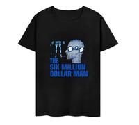 DRseUY Six Million Dollar Man Retro 70S Bionic Man TV Fan T Shirt