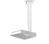 Drsn Supporto a Staffa per Proiettore, per Soffitto e Parete, Capacità 2 kg - Vassoio 24 × 20cm - Regolabile in Altezza da 34 a 56cm, per Proiettore/Videocamere Videoconferenze/Router
