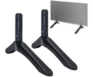 Drsn Supporto Universale Stabile e Piedistallo per TV, Spaziatura dei Fori 20-55mm, Facile da Installare, Senza Base di Punzonatura con Viti
