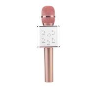 DRSYXCS Microfono senza fili per bambini adulti, Bluetooth Microfono con Voice Changer, Portatile Karaoke Mic Altoparlante Giocattolo Cantante Compatibile con iOS dispositivo Android per Party Home