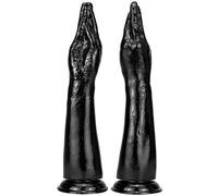 DRTBAC Dildo anale da mano, dildo da fisting da 13,78 pollici con ventosa, dildo da pugno mostruoso e grosso for la vagina e il piacere femminile, giocattolo sessuale anale