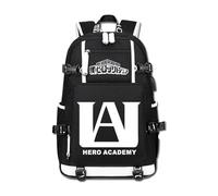 DRTBAC My He-ro Academ-ia Zaini per la Scuola, Zaino con Attacco US.B, Zainetto Buono per La Scuola e i Viaggi(Multi 7)