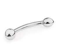 DRTBAC Palline Anali 4 Palline Plug anale Doppio Dildo Plug anale Set di Allenamento anale Punto G, XXL Plug anale Diametro in Metallo Grande Giocattolo anale for Uomini e Donne(S)
