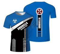 DRTBAC Stampa T-Shirt Resid.ent evil, Traspirante Magliette Uomo Manica Corta, Camicie Sportive Comoda(M)