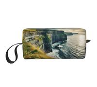 DRTGEDS All'aperto Clare The Cliffs borsa piccola con cerniera, mini custodia da viaggio, borsa cosmetica, elettronica portatile, All'aperto Chiara Le Scogliere, Taglia unica