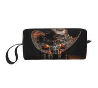 DRTGEDS American West Rodeo Hat Borse cosmetiche per le donne piccola borsa per il trucco per borsa borsa trucco borsa da viaggio con cerniera, American West Rodeo Hat1, Taglia unica