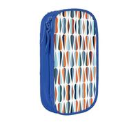 DRTGEDS Astuccio per matite carino a forma di goccia moderno retrò moderno del Mid Century, astuccio per penne estetico, astuccio colorato con cerniera, conservazione di cancelleria Kawaii