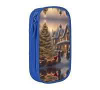 DRTGEDS Astuccio per matite Merry Christmas, astuccio per matite multi, astuccio portatile, astuccio per penne colorate per ufficio