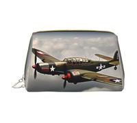 DRTGEDS Beauty case da viaggio per la guerra mondiale, borsa per il trucco da viaggio, mini borsa per cosmetici da donna, bianco, Taglia unica