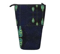 DRTGEDS Bella bottiglia di sotto il cielo notturno Standing Stationery Bag telescopico Pen Pouch Holder Makeup Organizer, Pencil Case