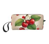 DRTGEDS Bella Dolce Rosso Ciliegia Cosmetica Borse Per Le Donne Piccola Borsa Di Trucco Per La Borsa Per Il Trucco Della Borsa Da, Deliziosa ciliegia rossa dolce, Taglia unica
