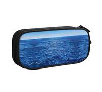 DRTGEDS Blue Ocean Sea Astuccio per matite di grande capacità, astuccio per penne, cancelleria per ufficio