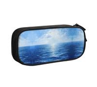 DRTGEDS Blue Ocean Sea Astuccio per matite di grande capacità, astuccio per penne, cancelleria per ufficio