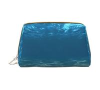DRTGEDS Blue Ocean Sea Wavy Seascape Travel Toiletry Bag,Makeup Bag per borsa da viaggio sacchetto di trucco mini borsa cosmetica per le donne, bianco, Taglia unica