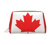 DRTGEDS Borsa da toilette con bandiera canadese per uomo, borsa da viaggio portatile da viaggio, borsa da barba, piccola borsa, bianco, Taglia unica