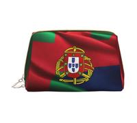 DRTGEDS Borsa da toilette con bandiera portoghese per uomo, borsa da toeletta portatile da viaggio, borsa da barba, piccola borsa, bianco, Taglia unica