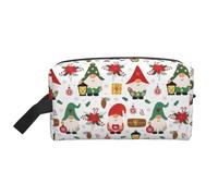 DRTGEDS Borsa da toilette con gnomo carino per uomo, borsa organizer da viaggio portatile, borsa da barba, piccola borsa, Grazioso gnomo., Taglia unica