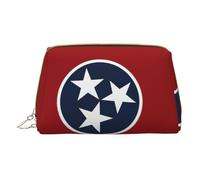 DRTGEDS Borsa da toilette da uomo con bandiera del Tennessee, borsa da viaggio portatile, borsa da barba, piccola borsa, bianco, Taglia unica