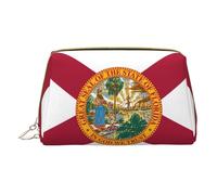 DRTGEDS Borsa da toilette da uomo, con bandiera della Florida, borsa da toeletta portatile da viaggio, borsa da barba, piccola borsa, bianco, Taglia unica