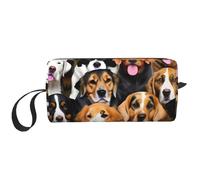 DRTGEDS Borsa da viaggio piccola con cerniera per molti cani, trucco, prodotti elettronici portatili, molti cani, One Size, Molti cani, taglia unica