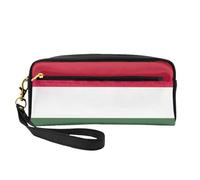 DRTGEDS Borsa per cosmetici da viaggio con bandiera dell'Ungheria, borsa per il trucco da donna, custodia organizer da viaggio, nero, Taglia unica