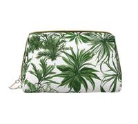 DRTGEDS Borse cosmetiche per le donne con erbe e piante erbacee fiorite piccola borsa per il trucco per borsa borsa per il trucco borsa da viaggio, bianca, taglia unica, bianco, Taglia unica