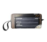 DRTGEDS Cinema Film Clapboard E Popcorn Borse Cosmetiche Per Le Donne Piccola Borsa Di Trucco Per La Borsa Di Trucco Della Borsa Di Trucco Da Viaggio Con Cerniera, Cinema Film Clapboard E Popcorn,