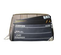 DRTGEDS Cinema Film Clapboard E Popcorn Borse Cosmetiche Per Le Donne Piccola Borsa di Trucco Per La Borsa di Trucco Sacchetto di Trucco di Viaggio Sacchetto, bianco, Taglia unica