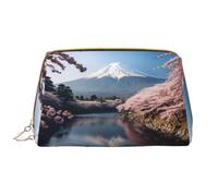 DRTGEDS Giappone Monte Fuji Paesaggio Borse Cosmetiche Per Le Donne Piccolo Sacchetto di Trucco Per La Borsa di Trucco Della, bianco, Taglia unica