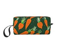 DRTGEDS Happy Carrot Cosmetici Borse Per Le Donne Piccola Borsa Di Trucco Per La Borsa Per Il Trucco Della Borsa Da Viaggio Con, Carota Felice, Taglia unica
