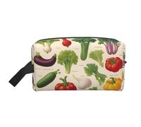 DRTGEDS Introduzione di vari articoli da toeletta di verdure borsa per gli uomini, borsa portatile dell'organizzatore di articoli da toeletta di viaggio, borsa da barba, piccola borsa, Introduzione Di
