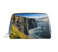 DRTGEDS Irlanda All'aperto Contea Clare The Cliffs Borse Cosmetiche Per Le Donne Piccolo Sacchetto di Trucco Per La Borsa di Trucco Sacchetto di Trucco di Viaggio Sacchetto, bianco, Taglia unica