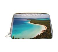 DRTGEDS Isola di Cuba Borsa da toilette da viaggio, borsa per il trucco da viaggio, mini borsa per cosmetici da donna, bianco, Taglia unica