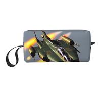 DRTGEDS Jet Fighters Borse Cosmetiche Per Le Donne Piccola Borsa Trucco Per La Borsa Per Il Trucco Della Borsa Da Viaggio Con Cerniera, Jet Fighters, Taglia unica