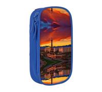 DRTGEDS Las Vegas Sunset carino astuccio, astuccio estetico per penne, astuccio colorato con cerniera, custodia per cancelleria Kawaii
