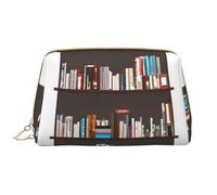 DRTGEDS Libreria Libreria Borse Cosmetici Per Le Donne Piccola Borsa Trucco Per La Borsa Per Il Trucco Della Borsa Da Viaggio Sacchetto Di Trucco, Bianco, One Size