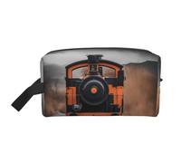 DRTGEDS Locomotiva Toiletry Bag per gli uomini, borsa portatile da viaggio organizer per articoli da toeletta, borsa da barba, piccola borsa, Locomotiva2, Taglia unica