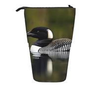 DRTGEDS Loon Nature Bird Pieces - Portamatite telescopico, organizer telescopico per matite, cosmetici, trousse per trucchi