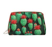 DRTGEDS Molte piccole borse cosmetiche di arte del cactus per le donne piccola borsa di trucco per la borsa del sacchetto di trucco del sacchetto di trucco, bianco, Taglia unica